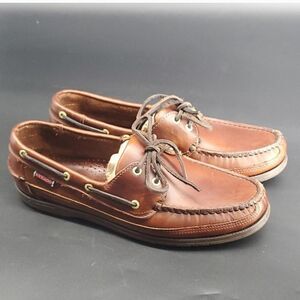 NEW Sebago Brown Boat-shoes 9